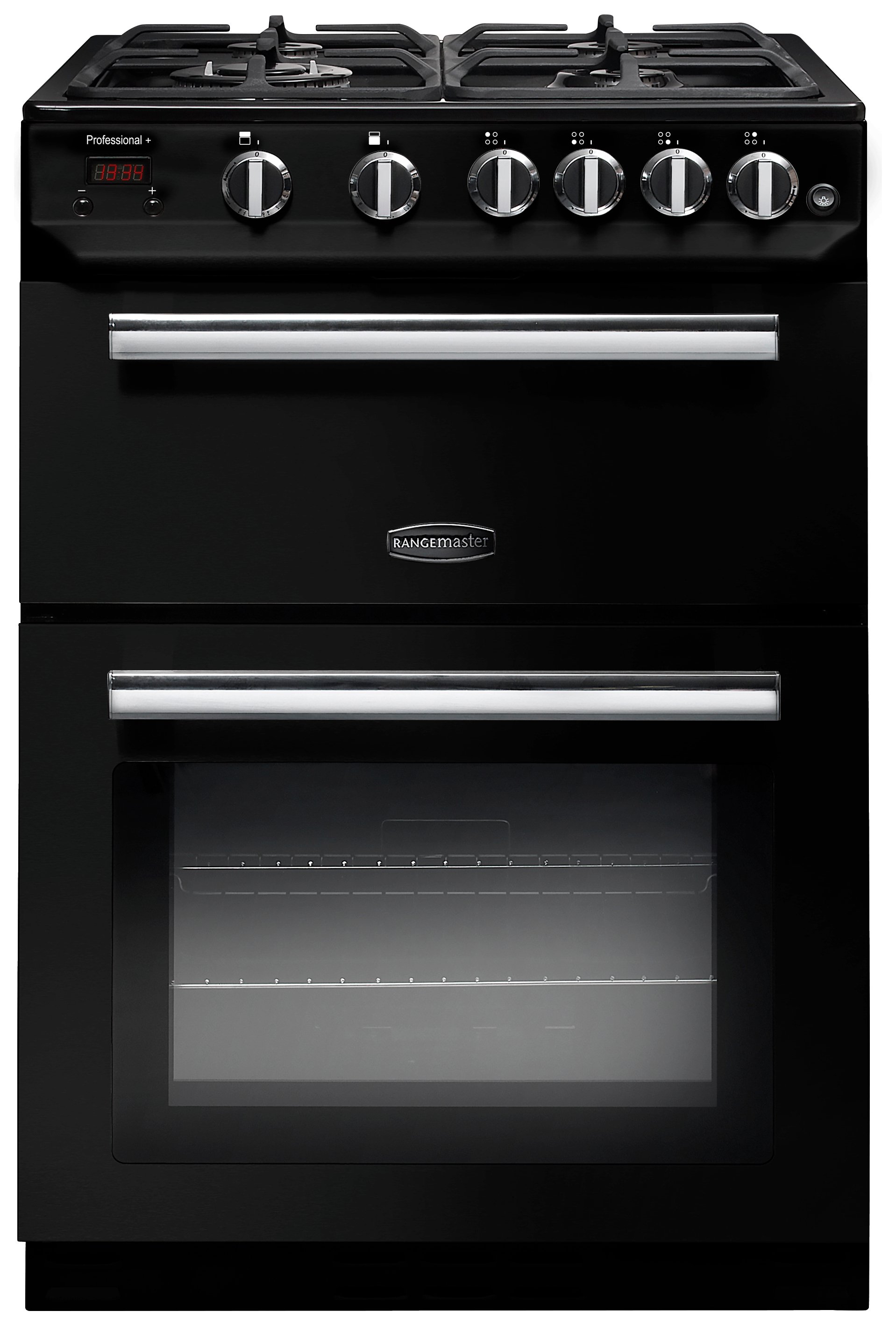 Rangemaster PROP60NGFBL/C Professional Gas Cooker - Black