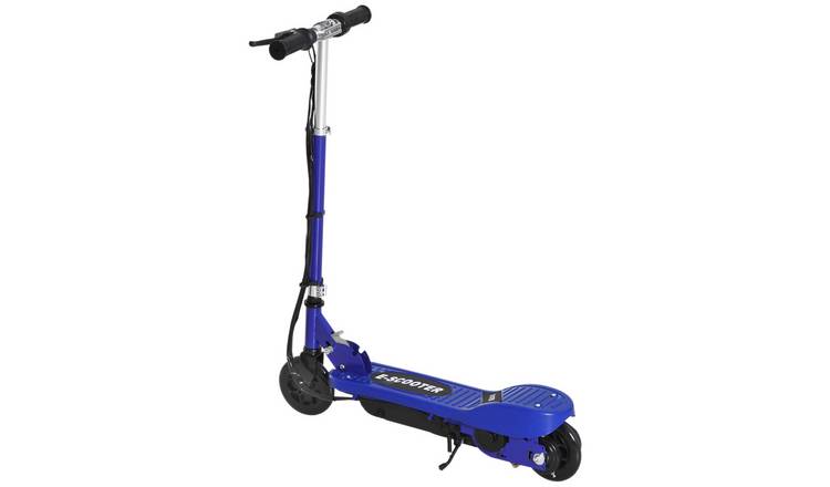 HOMCOM 120W 7 to 14 Years 5.5 Inch Foldable Kids Electric Scooter – Blue