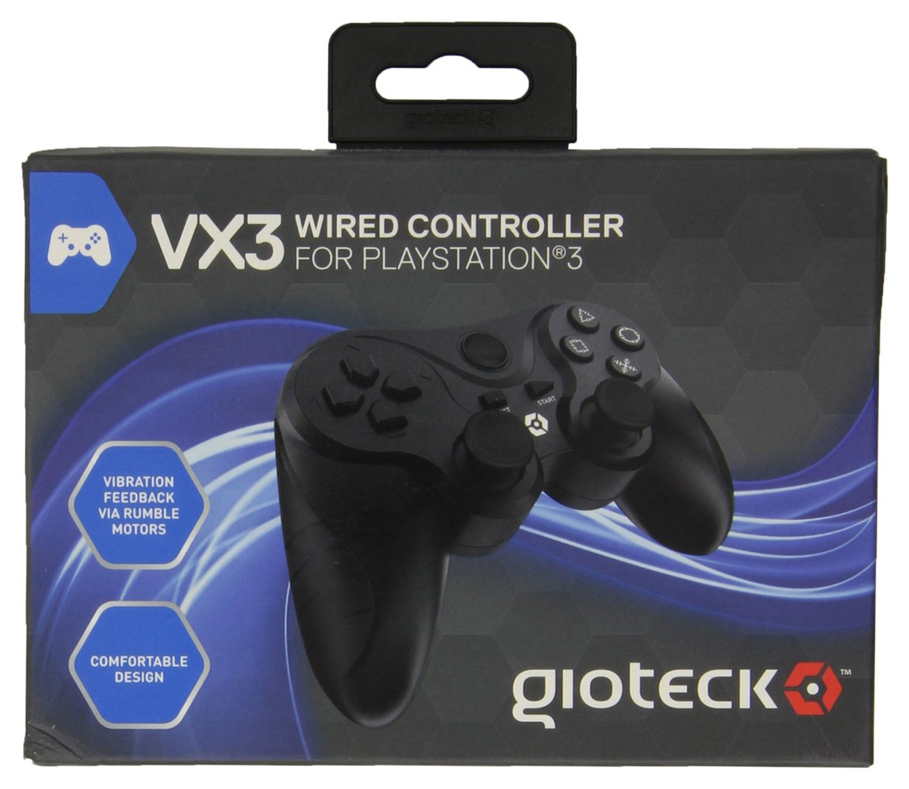 Gioteck PS3 VX3 Wired Controller Multicoloured. Review