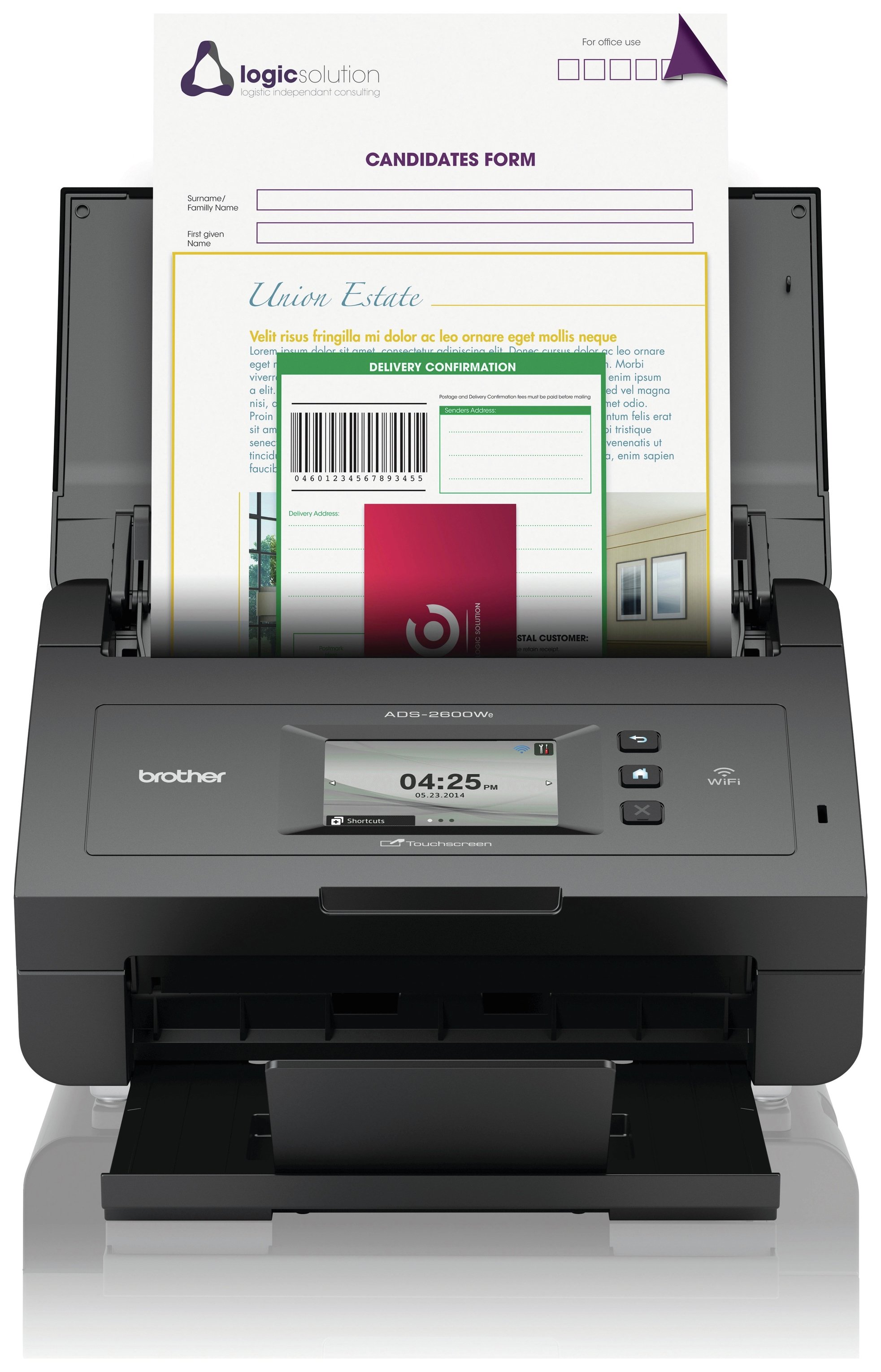 Brother ADS-2600We Desktop Office Scanner