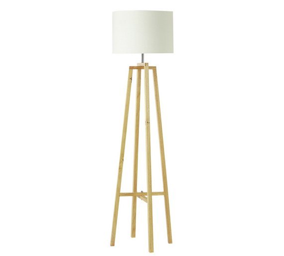 Argos Home Ketton Wood Quad Floor Lamp