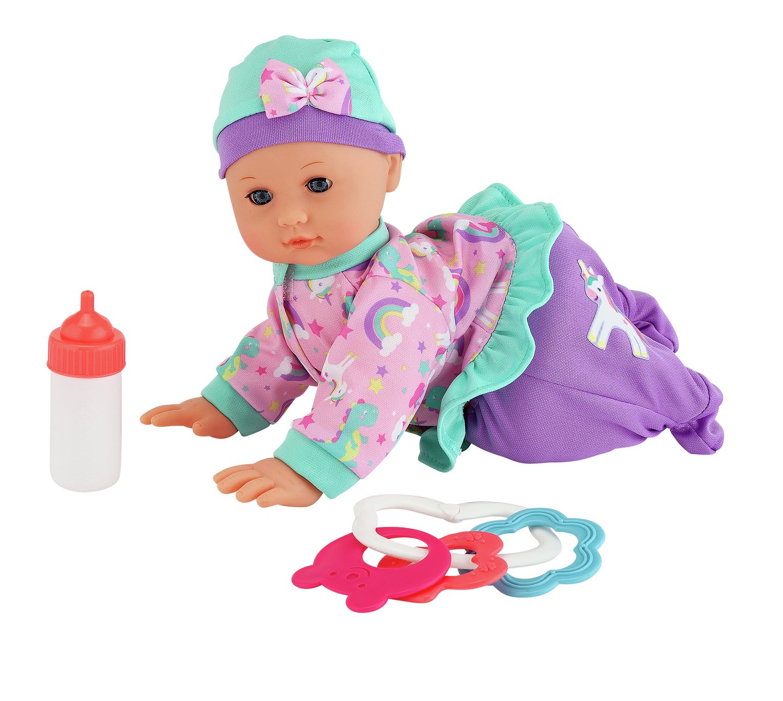 baby doll that crawls and cries