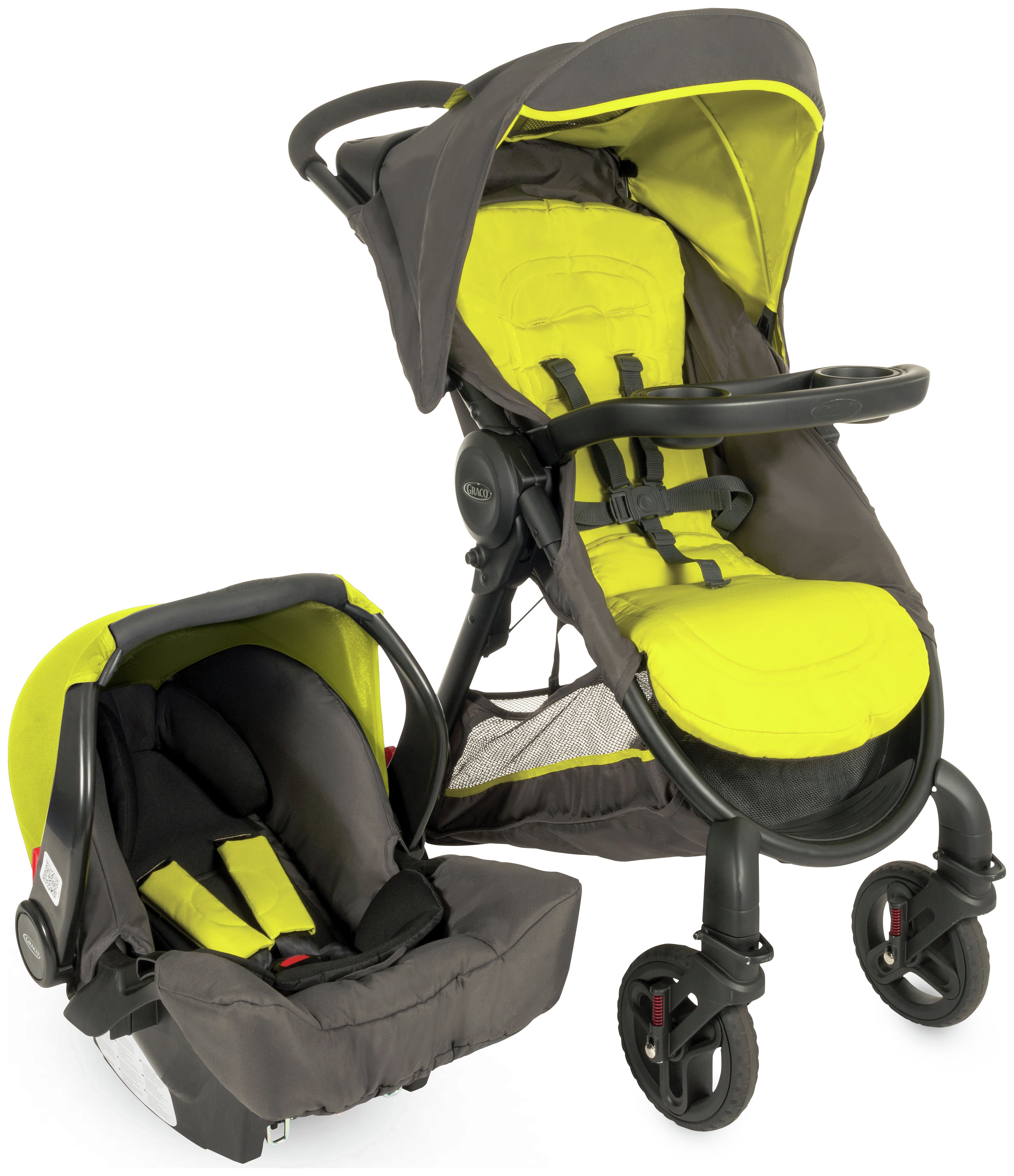 Graco FastAction LX Fold Travel System - Sport Lime