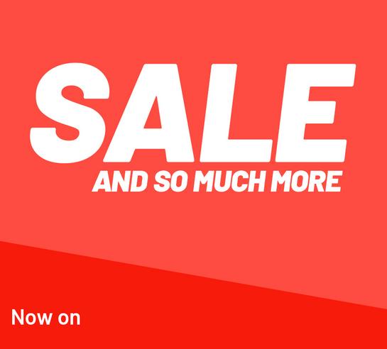 Sale and so much more.
