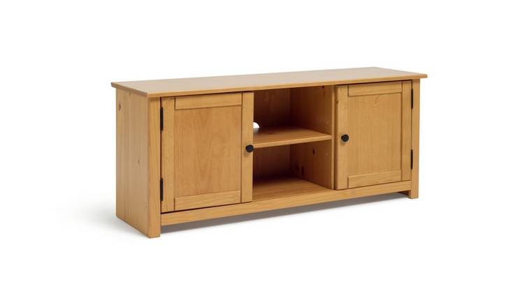 Buy Argos Home Porto Solid Wood TV Unit - Pine TV stands ...