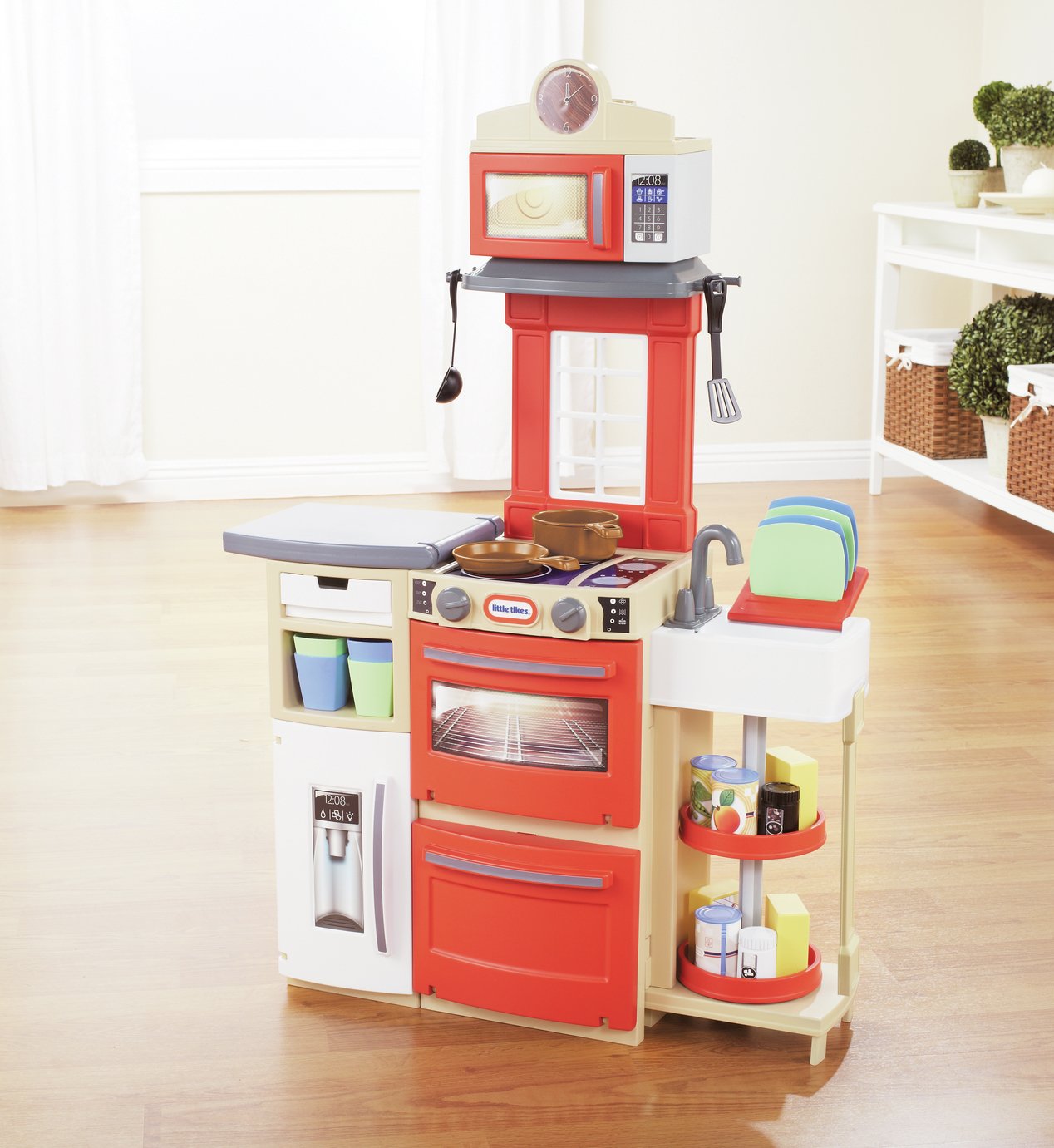 Little tikes cook and store sale kitchen red