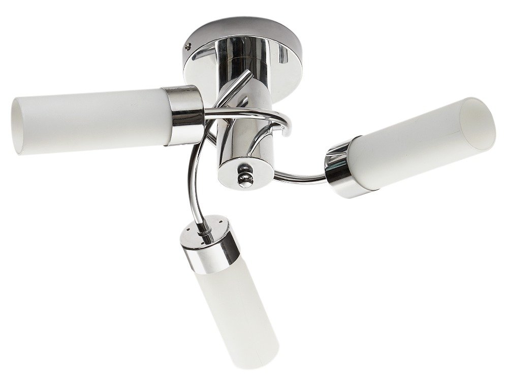 Argos Home Cordoba 3 Light Opal Ceiling Light - Chrome ...