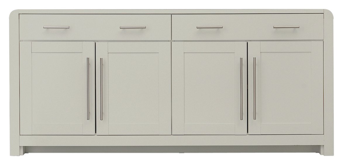 Argos Home Elford 4 Door 2 Drawer Sideboard - Grey