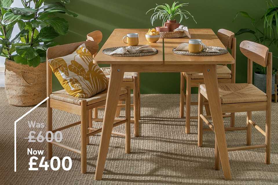 Save up to 1/3 on selected dining furniture.