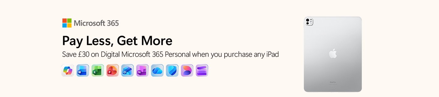 iPad | Microsoft. Pay less, get more. Save 30 on Digital Microsoft 365 Personal when you purchase any iPad.