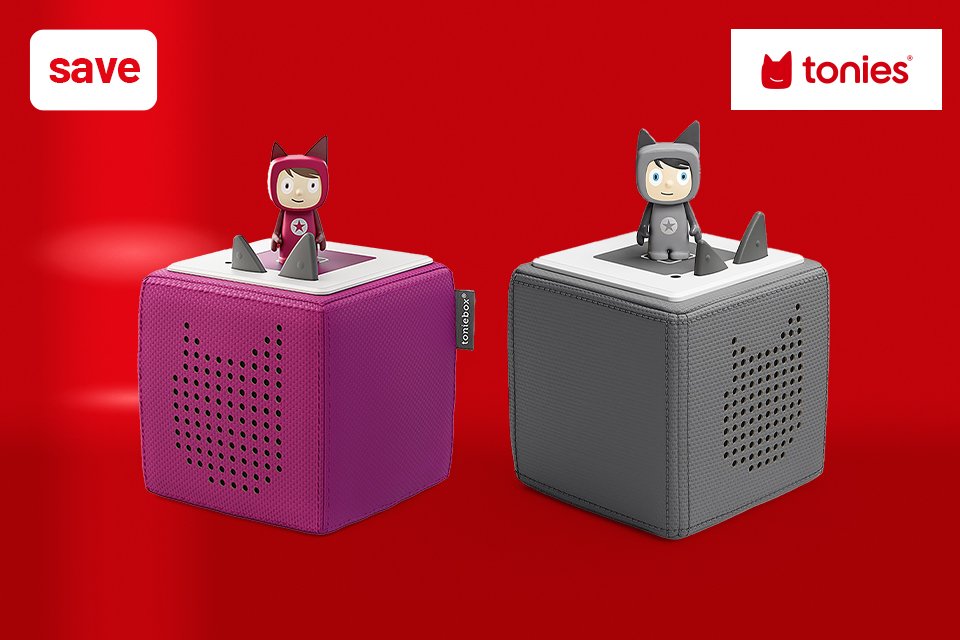 Save on selected Tonies products. 