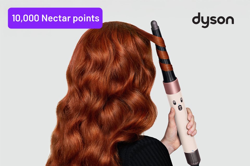 Collect 10,000 nectar points when you buy selected Dyson hair care.