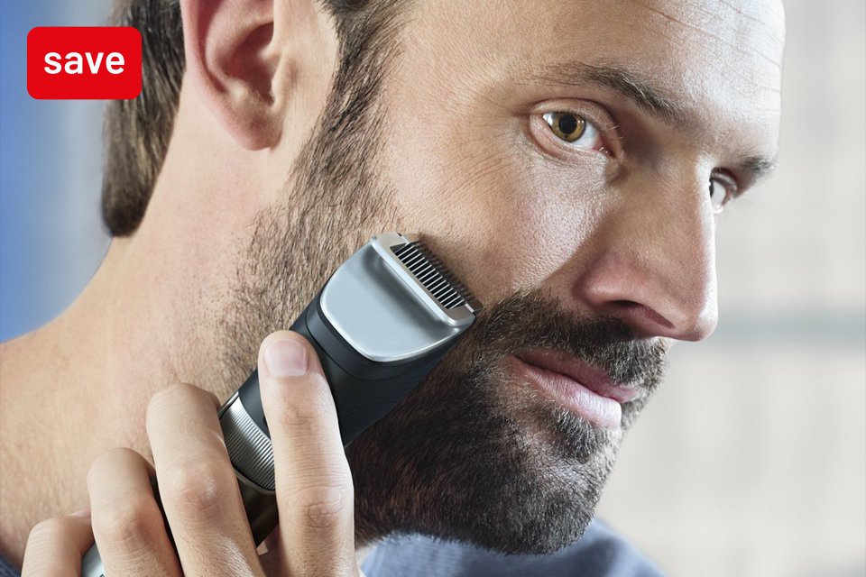 Save up to 1/3 on men's beard & grooming.