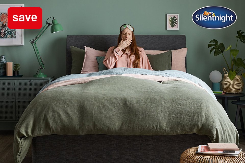 Save 20% on selected Silentnight beds and mattresses. Use code SILENT20.