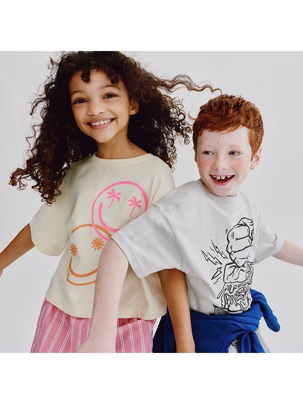 2 for £5 kids T-shirts. From bold graphics to everyday basics, these T-shirts are made for fun and comfort.  Shop now.