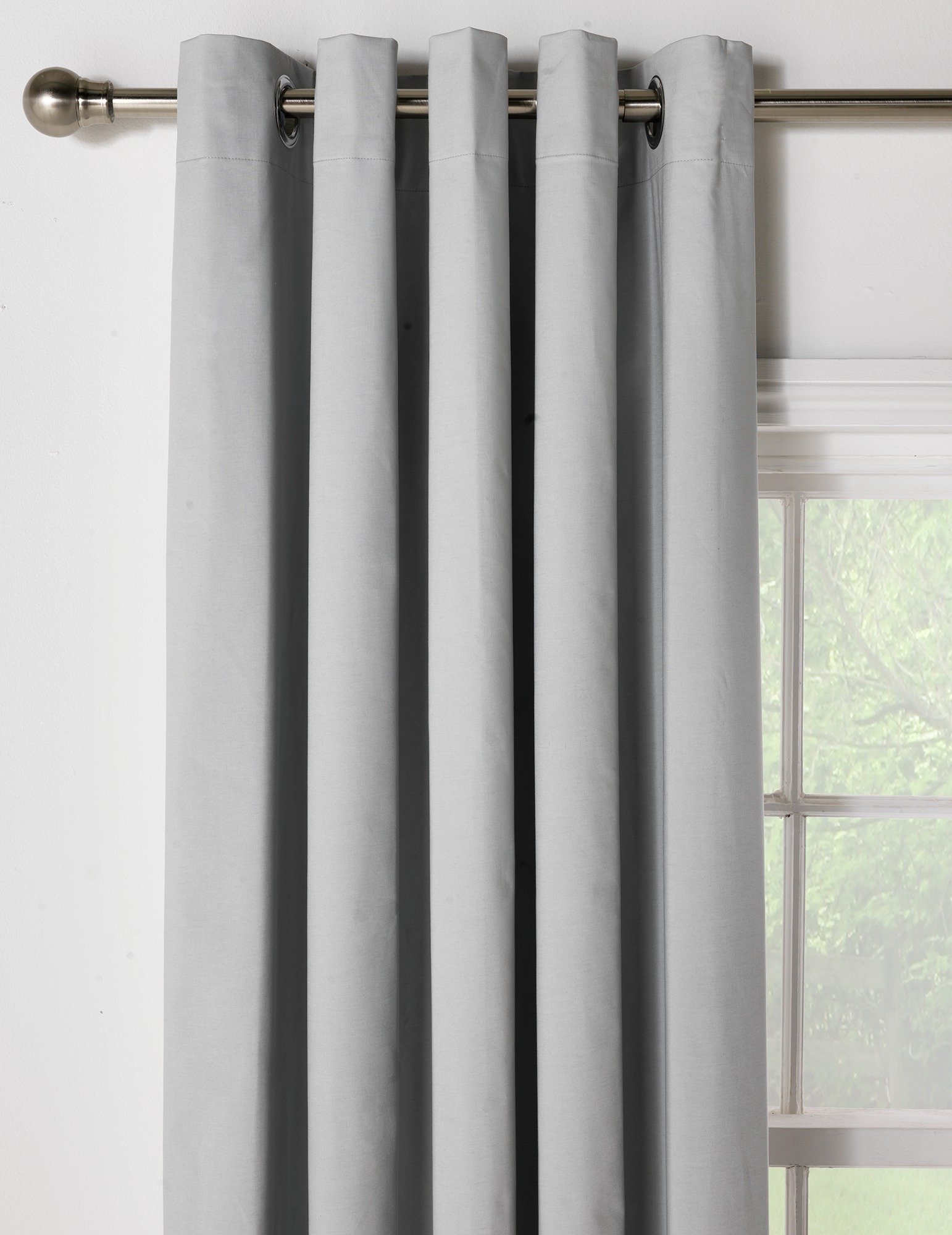 ColourMatch Blackout Curtains - 117x183cm - Dove Grey
