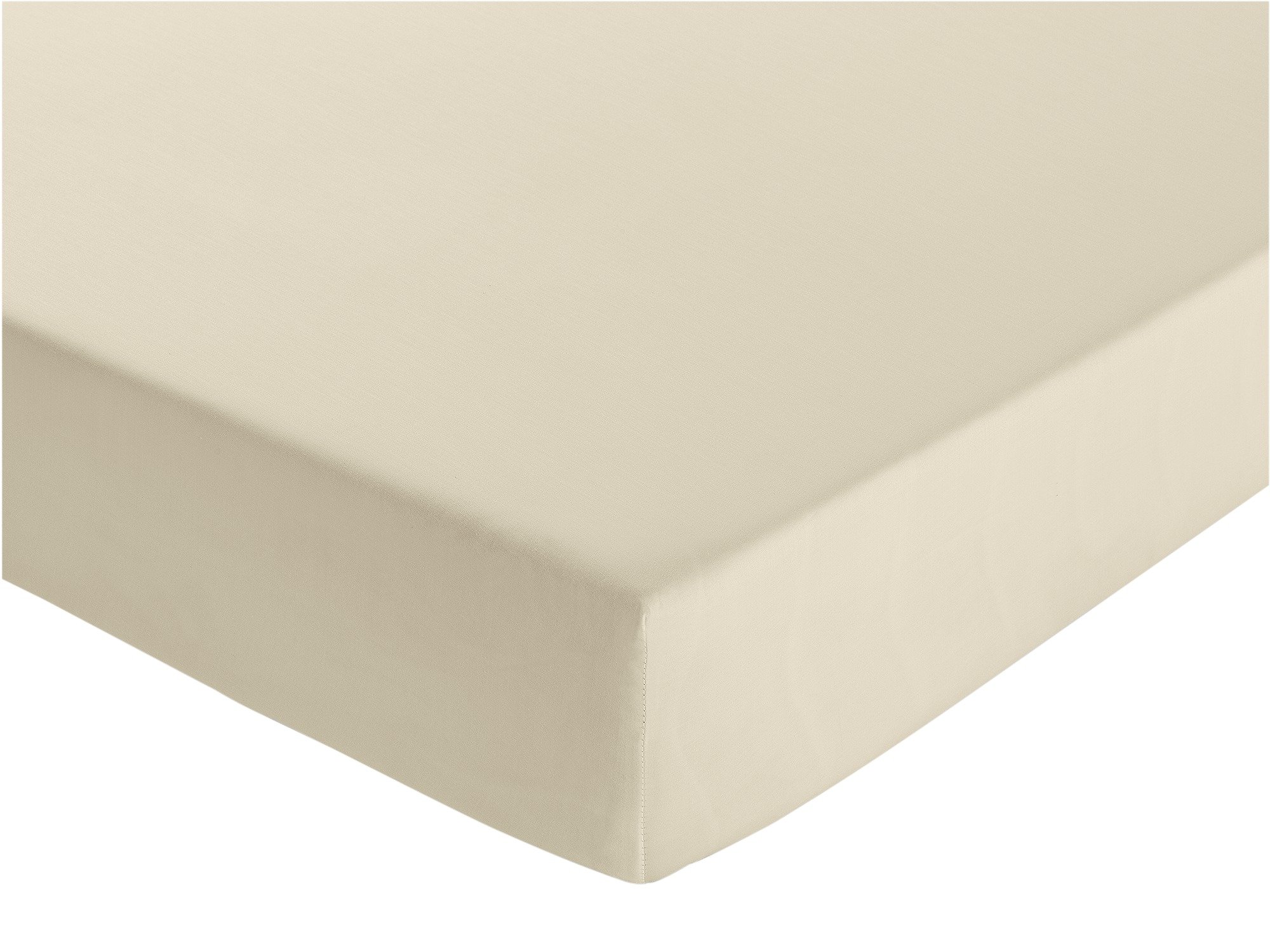 Argos Home 100% Cotton Ivory Deep Fitted Sheet - Double