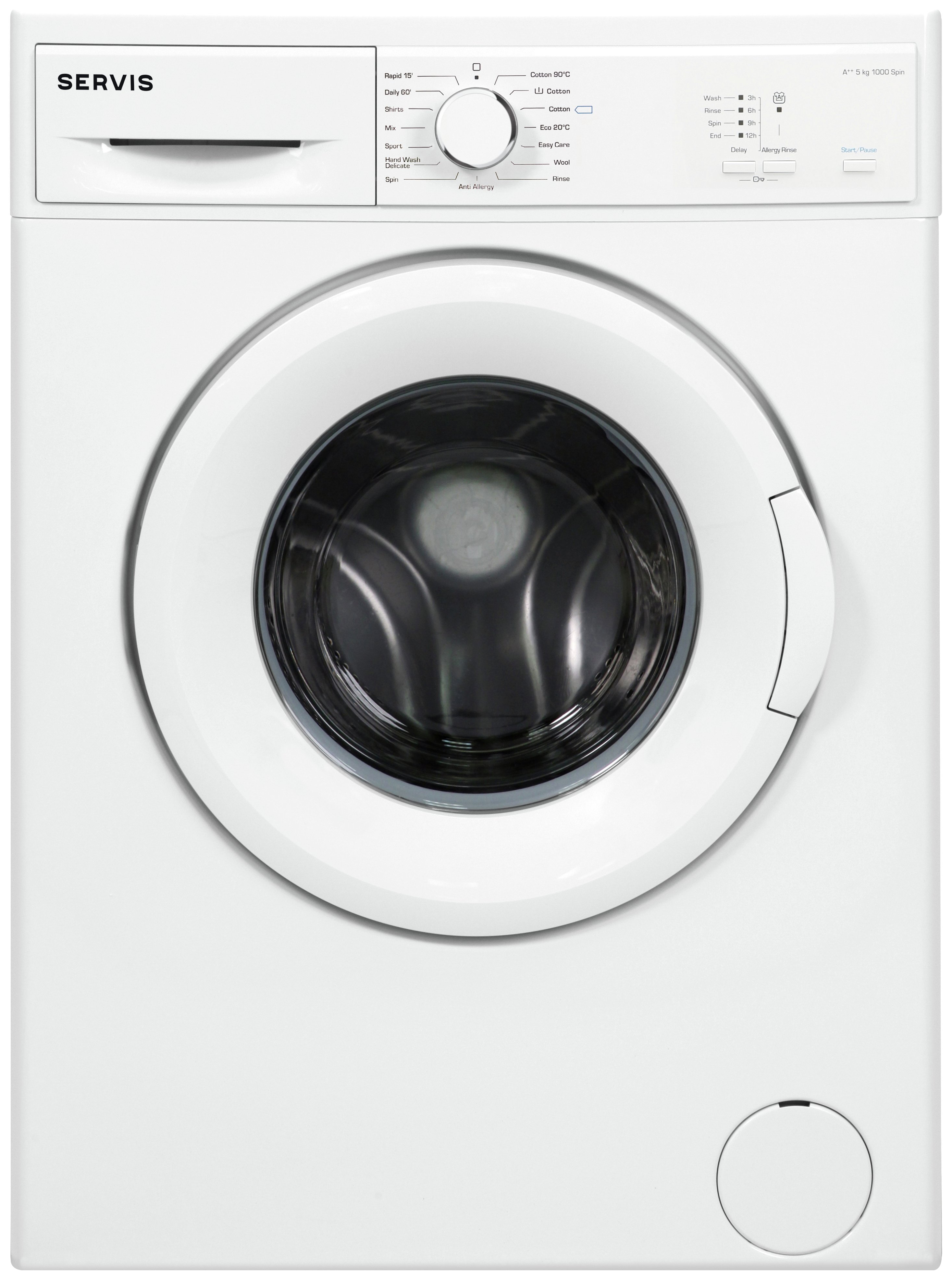 Servis L510W 5KG 1000 Spin Washing Machine - White