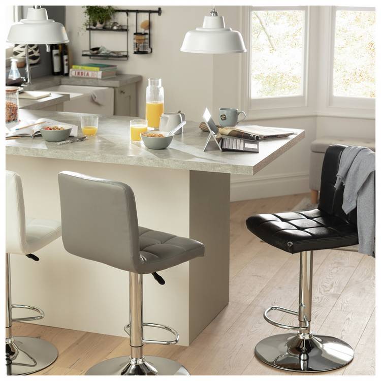 Argos Home Nitro Bar Stool - Black 0