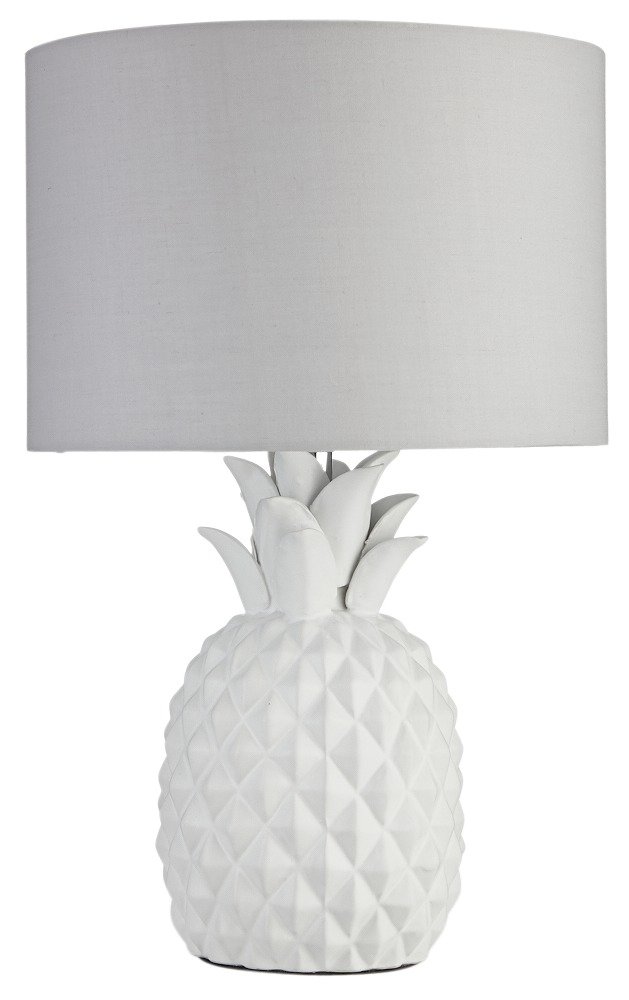 Argos Home Algard Pineapple Table Lamp - White