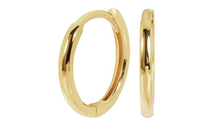 9ct gold 2025 huggie earrings