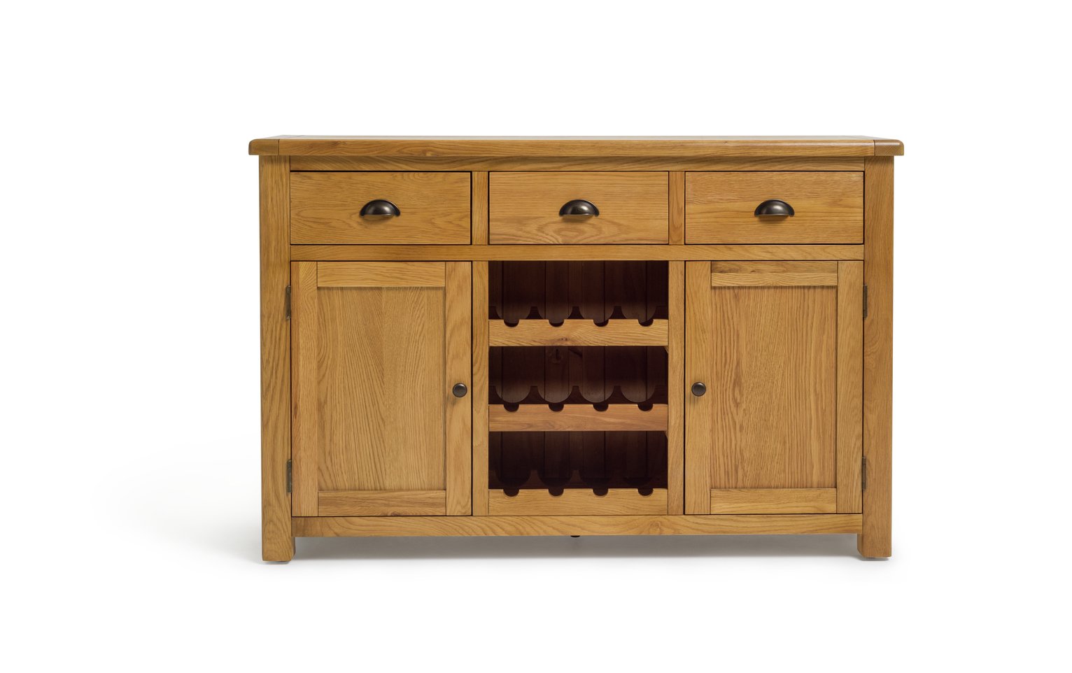 Argos Home Kent 2 Door 3 Drawer Oak Veneer Sideboard & Rack Reviews