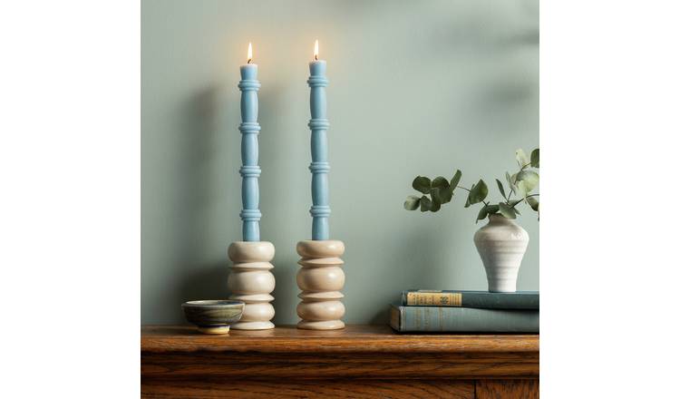 Habitat x Morris & Co. Dinner Candles - Unscented