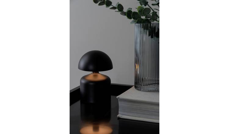 Present Time Impetu Metal LED Touch Table Lamp - Matt Black