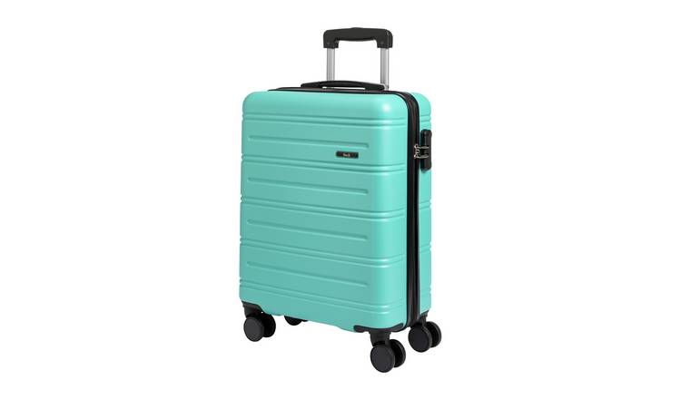 Rock Lisbon 8 Wheel Hard Turquoise Cabin Case - Small