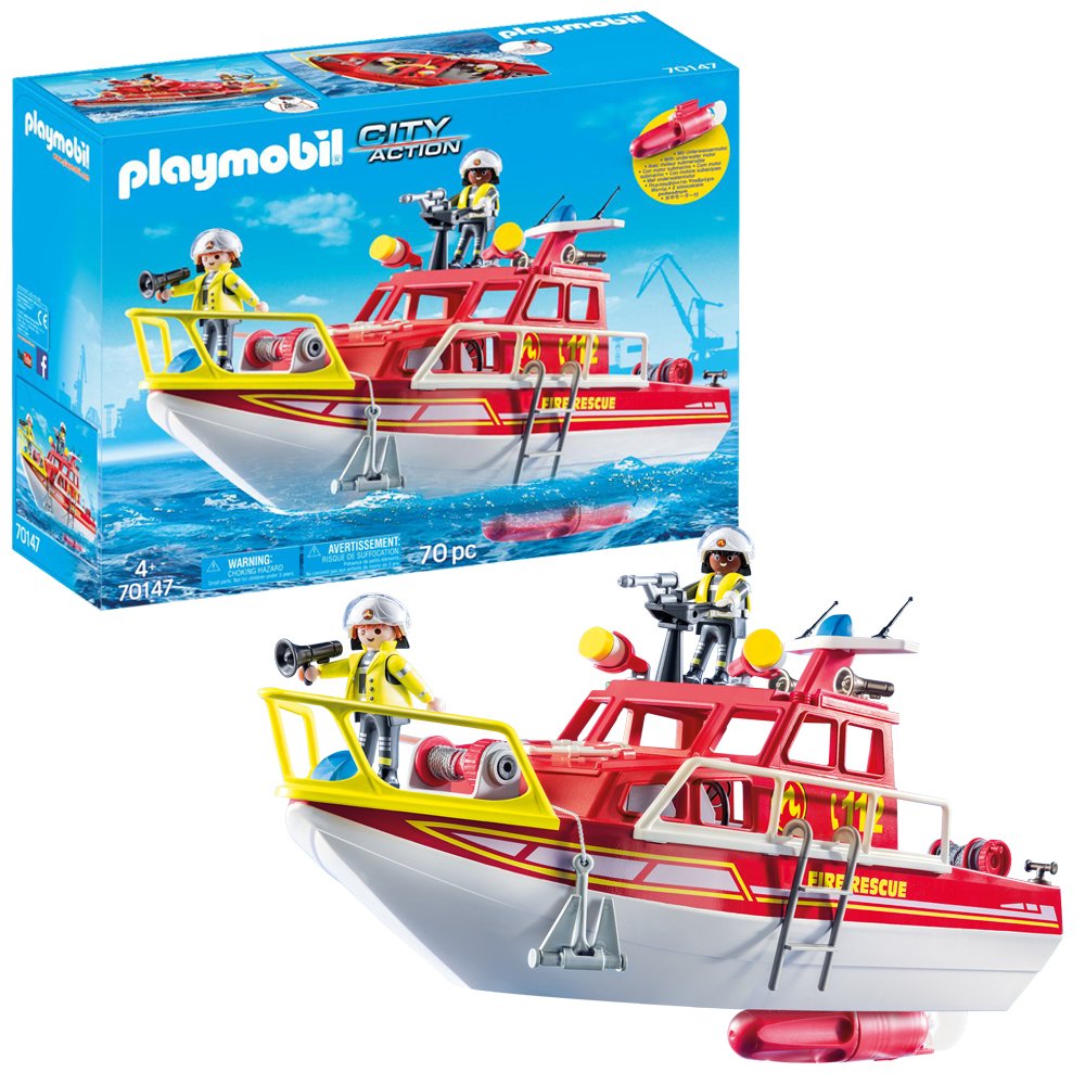 Playmobil 71047 Fire & Rescue Boat Playset Review