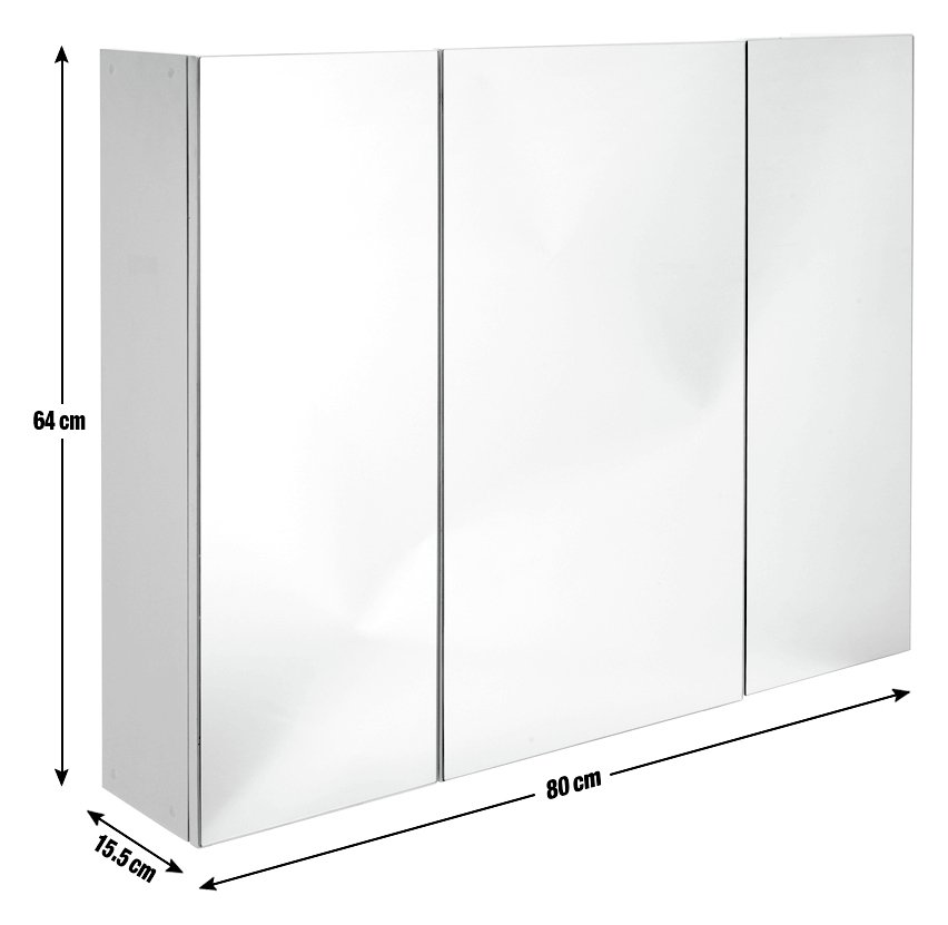 Argos Home 3 Door Mirrored Cabinet Review