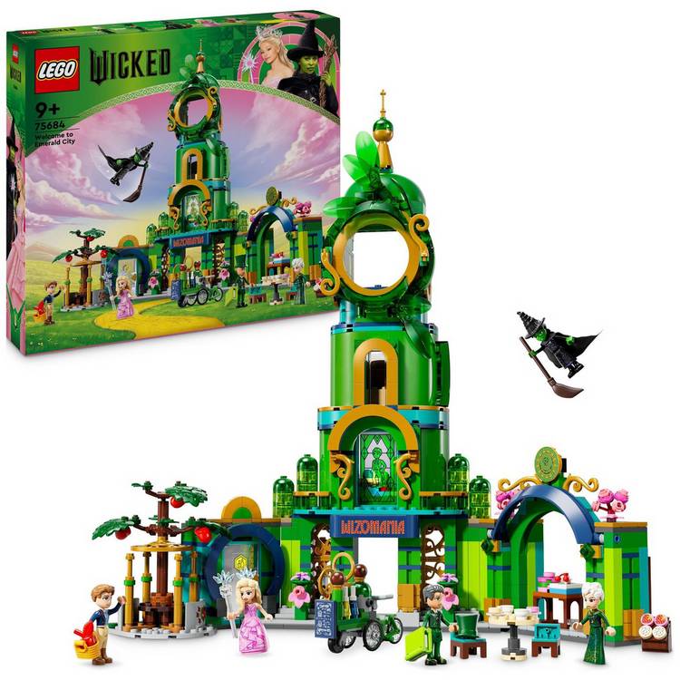 LEGO Wicked Welcome to Emerald City Building Toy Set 75684 0