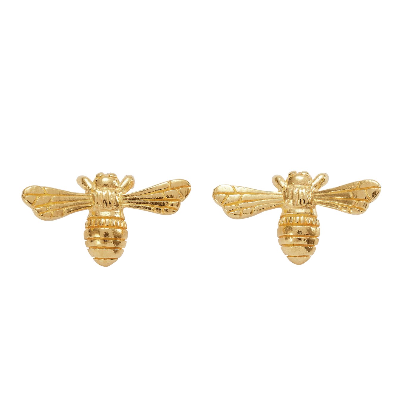 Revere 9ct Gold Plated Sterling Silver Bee Stud Earrings Review