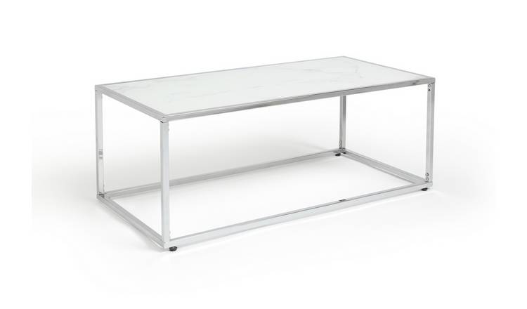 White gloss deals coffee table argos