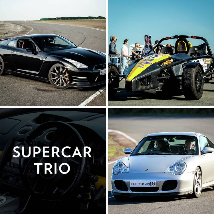 Activity Superstore Supercar Trio For One Gift Experience 0
