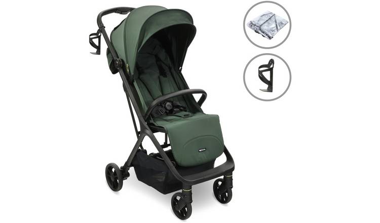 My Babiie MBX7 Auto-Fold Stroller - Forest Green