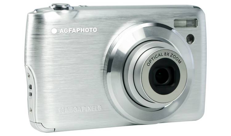 AGFA PHOTO DC8200 18MP 8x Zoom Compact Digital Camera Silver