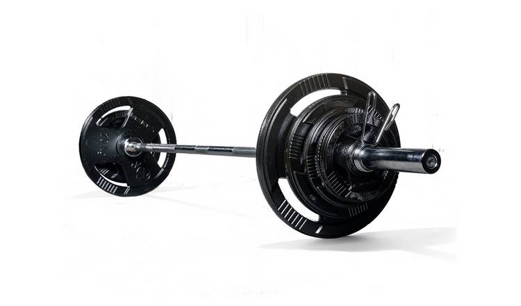 Buy Marcy Cast Iron Barbell Olympic Weight Set 100kg Argos