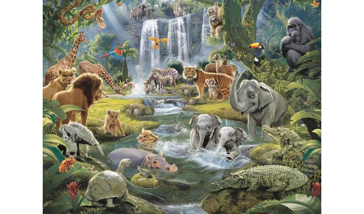 Walltastic Jungle Adventure Children's Wall Mural 