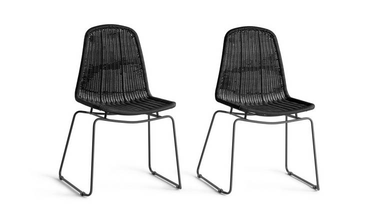 Argos black dining discount chairs