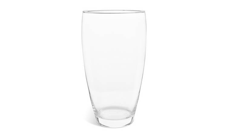 Habitat Glass Vase - Clear