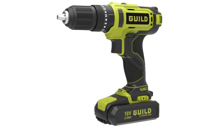 Buy Guild 2.0AH Cordless Combi Drill and Impact Driver 18V