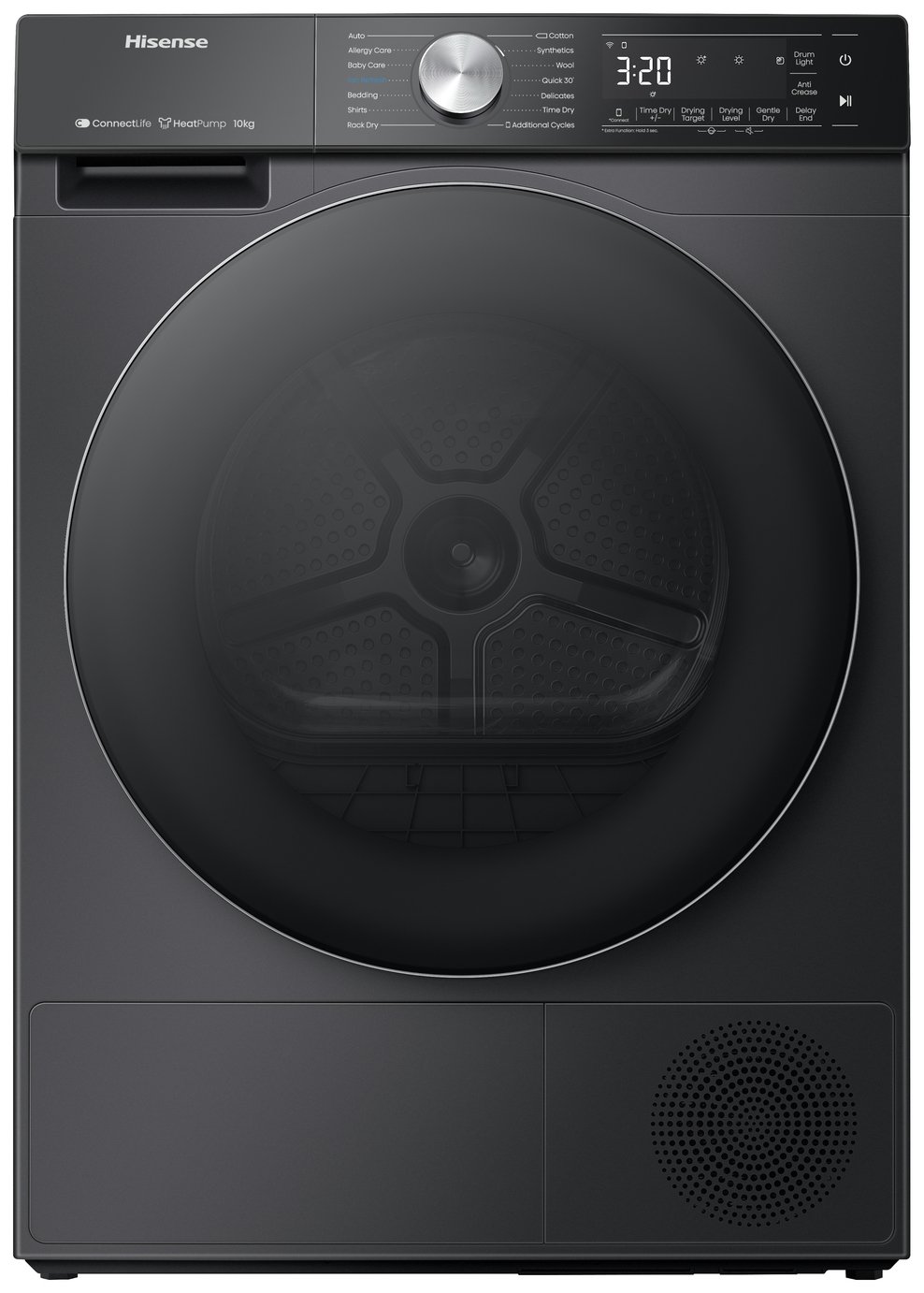 Hisense WF5S1245BB 12KG 1400 Spin Washing Machine - Black