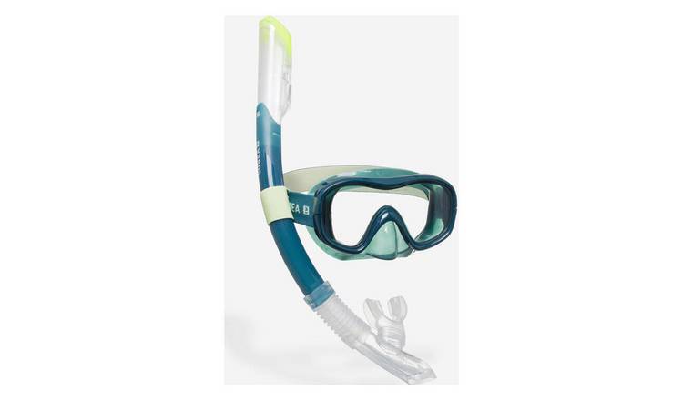 Decathlon Adult Snorkelling Kit 100 - Green Size L