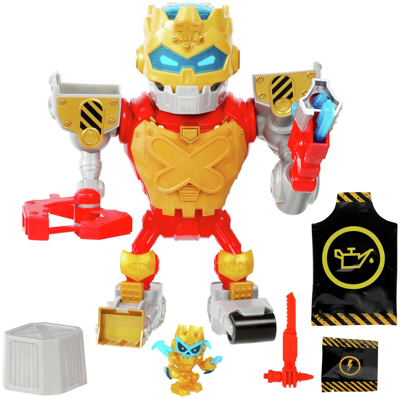 Treasure X Mega Treasure Robots Gold Figure review