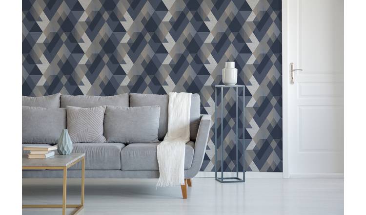 Buy Sublime Decadence Geometric Design Wallpaper | Wallpaper | Argos