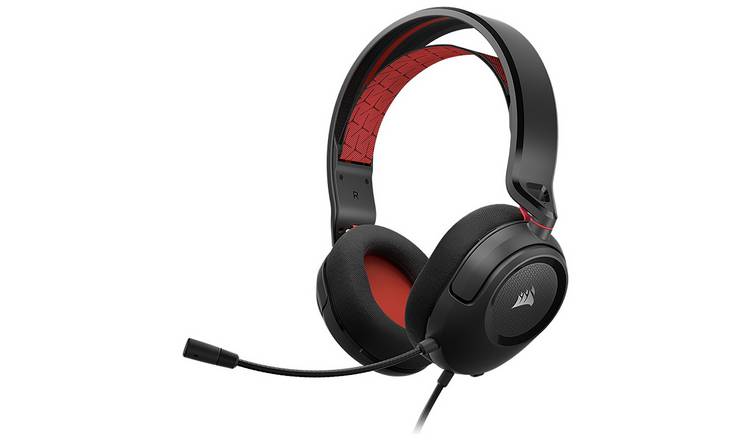 Corsair HS35 v2 Gaming Headset PS, Switch, PC - Black & Red