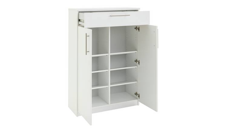 Buy Argos Home Brisbane 2 Door Shoe Storage Cabinet White Shoe storage Argos