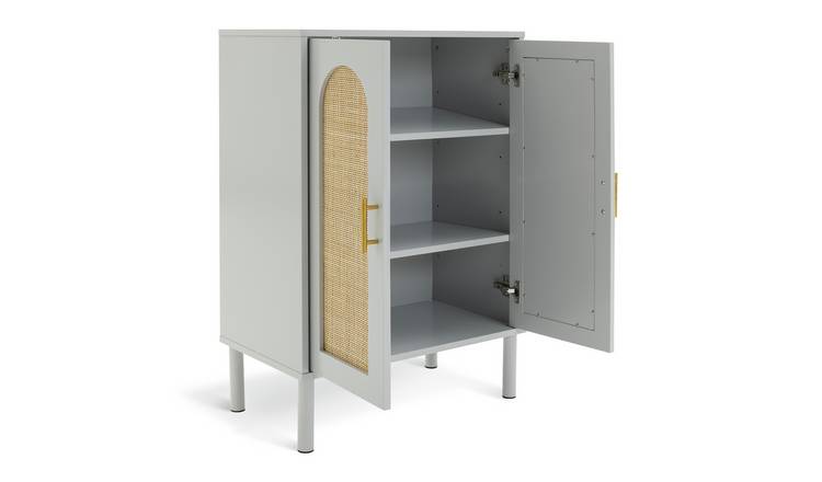 Argos grey shoe cabinet sale