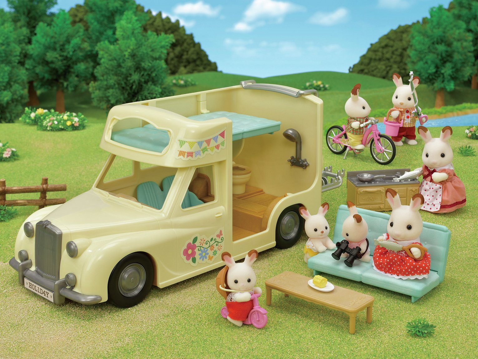 sylvanian families log cabin argos